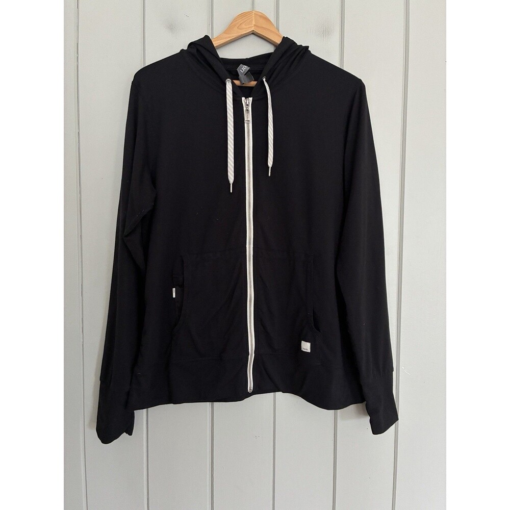 Vuori Halo Performance Full Zip Hoodie XL Black VW201 DreamKnit